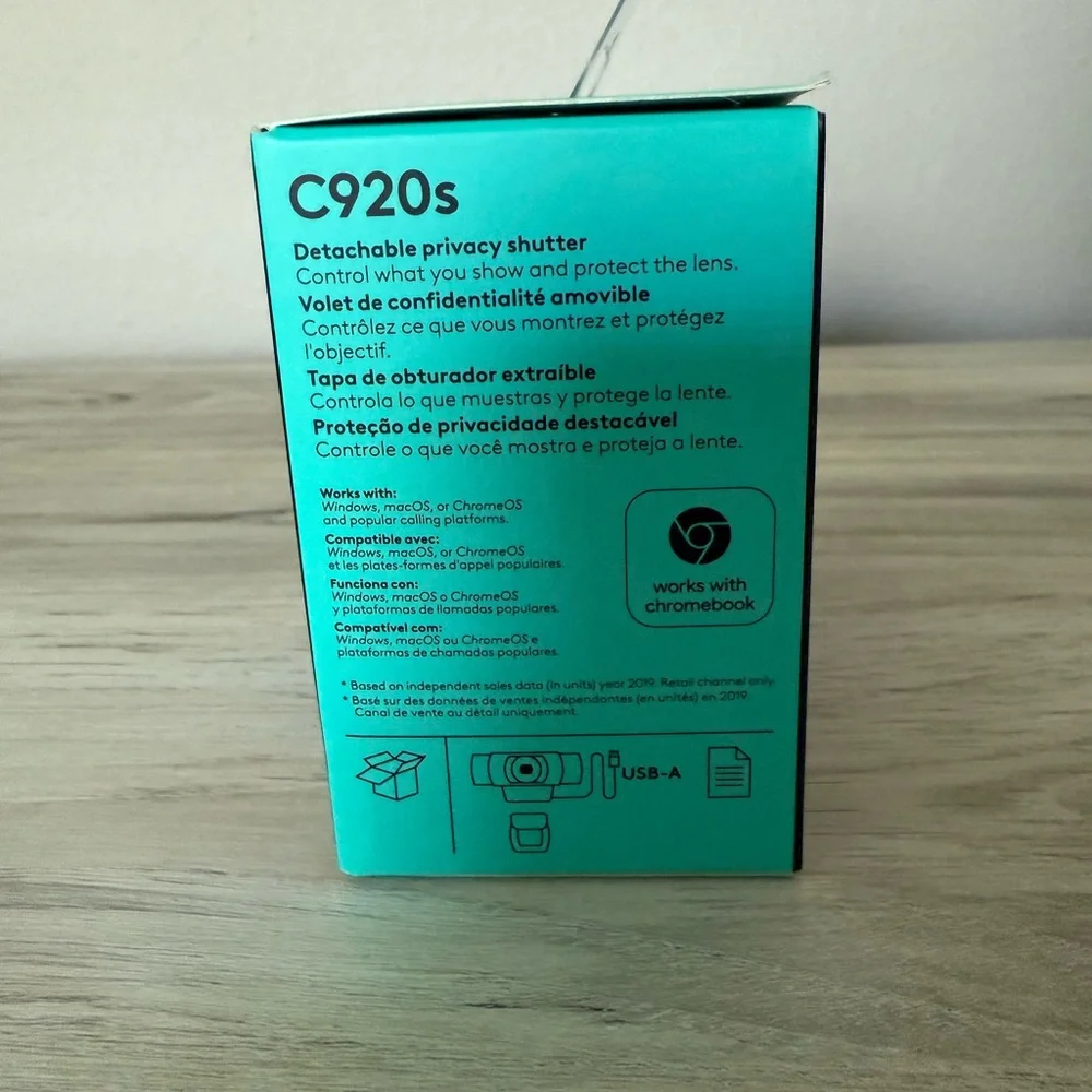 Logitech C920s PRO HD Webcam -new